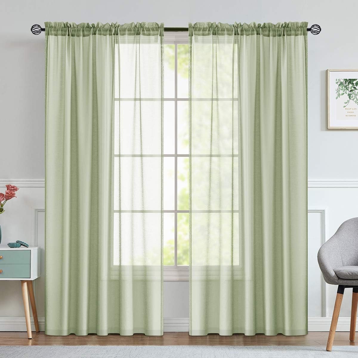 Best Sheer Curtains for Living Rooms