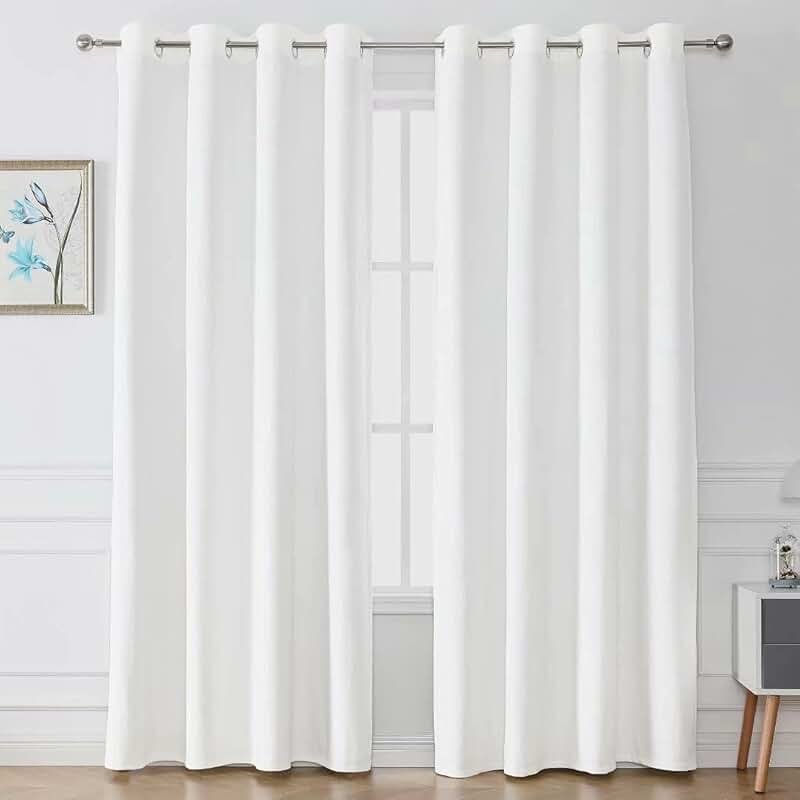 White Linen Curtains