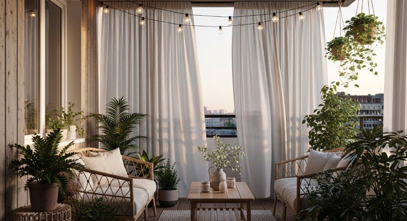 Balcony Outdoor Curtains