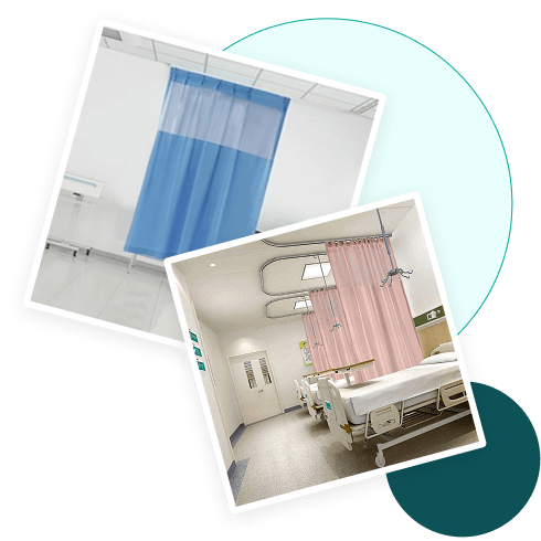 Medical curtains for hospital