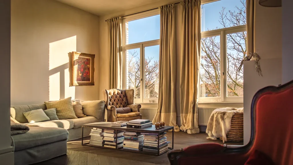 living room curtains studio