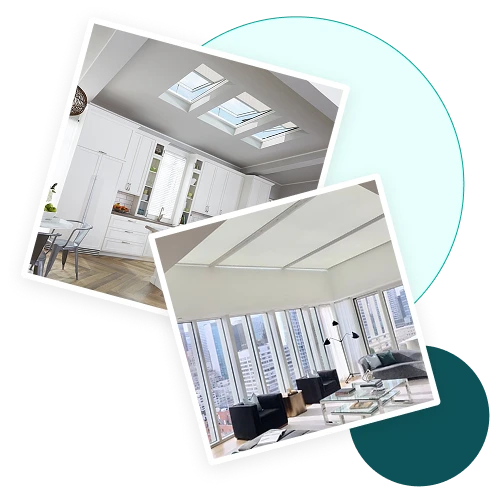 Electric skylight shades