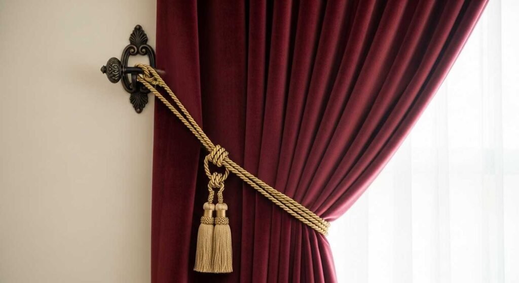 Left tie back Curtains