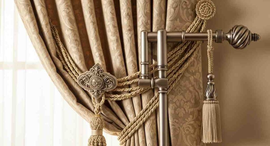 Curtains shop accessories