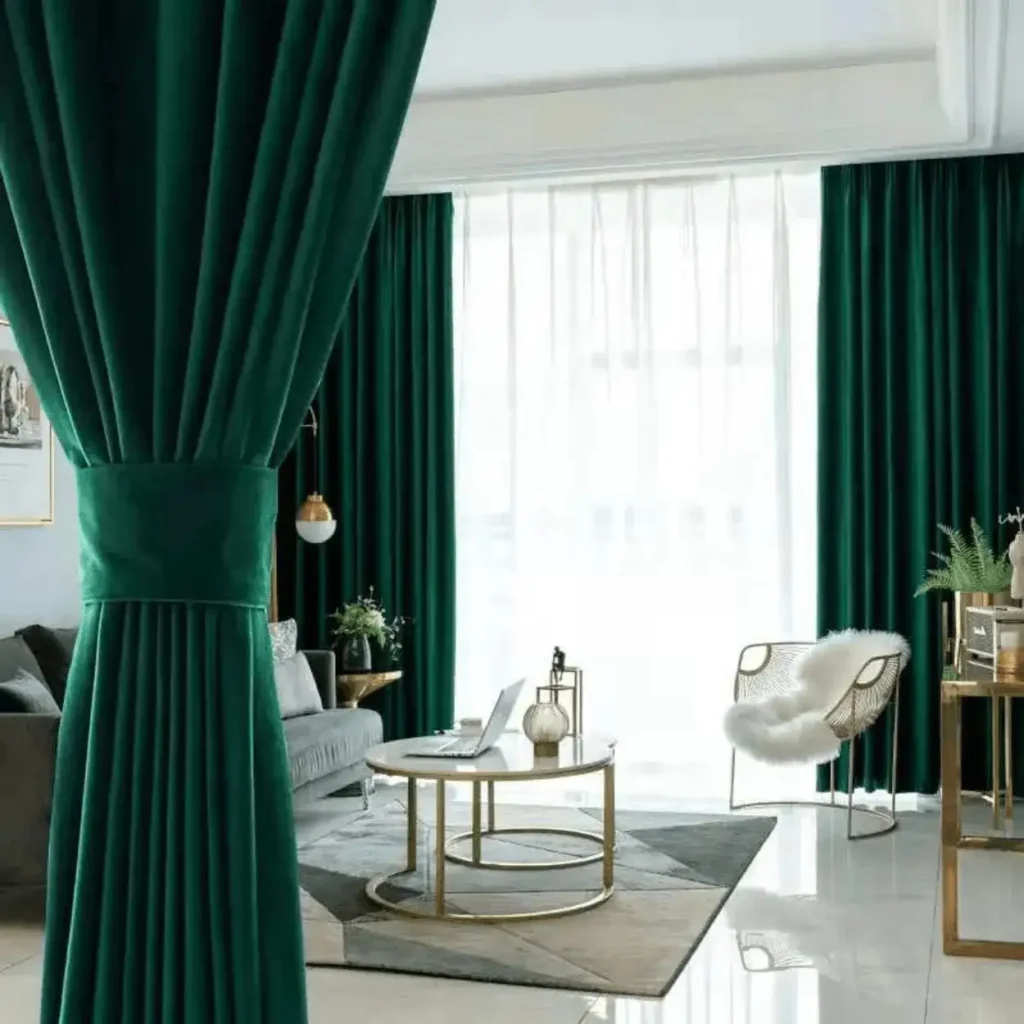 EMERALD Velvet Blackout Curtains