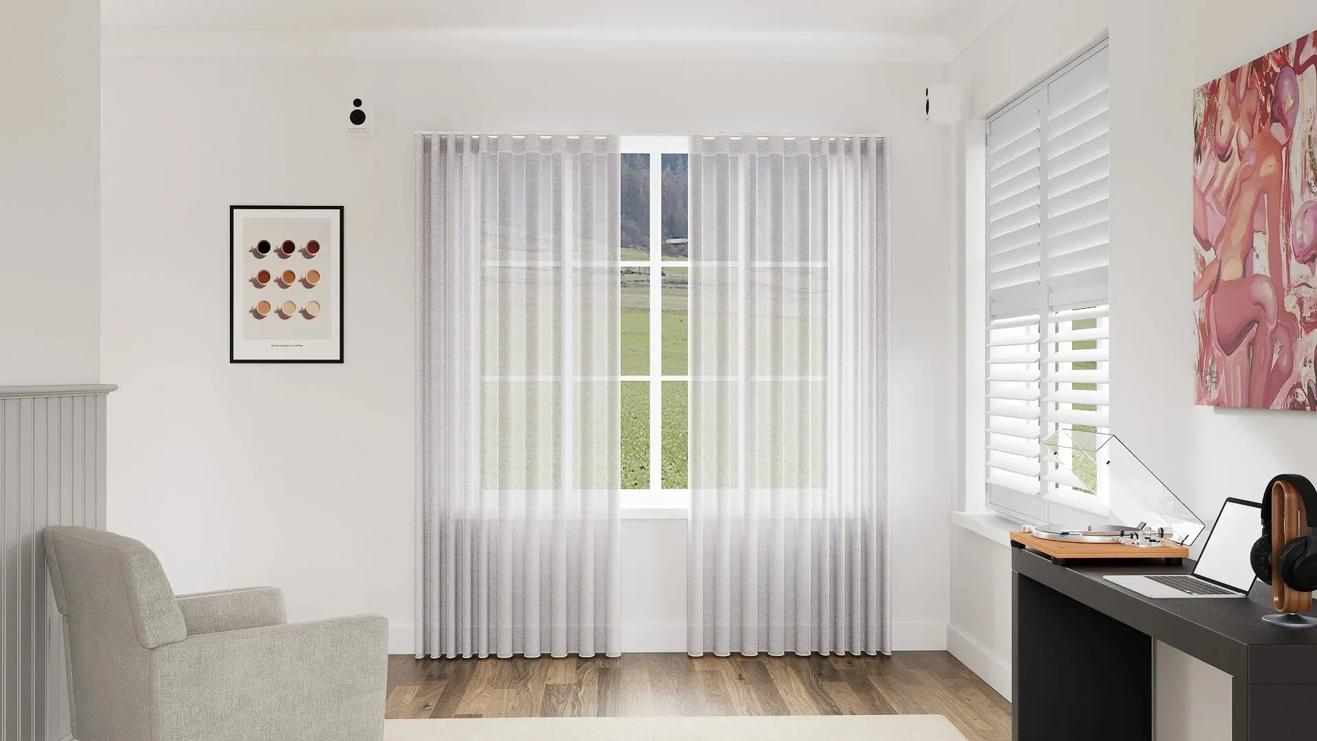 Graceful Sheer Curtain