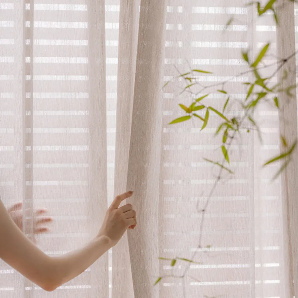AMBER HAZE Sheer Curtains - Image 3