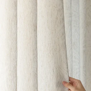 SHIZEN PALM Linen curtains - Image 4
