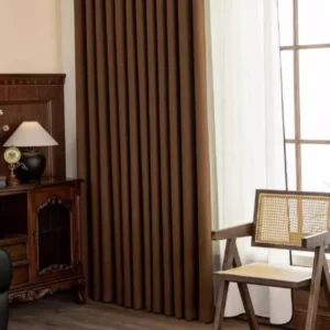 MONARCH HERRINGBONE Chenille Blackout Curtains - Image 2