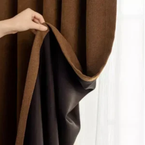 MONARCH HERRINGBONE Chenille Blackout Curtains - Image 3
