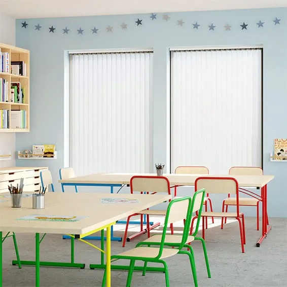 verticle blinds for school