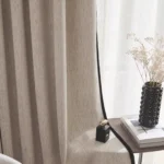 TERRA WEAVE Chenille Blackout Curtains