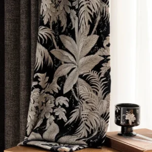 Botanica Chenille Blackout Curtains - Image 4