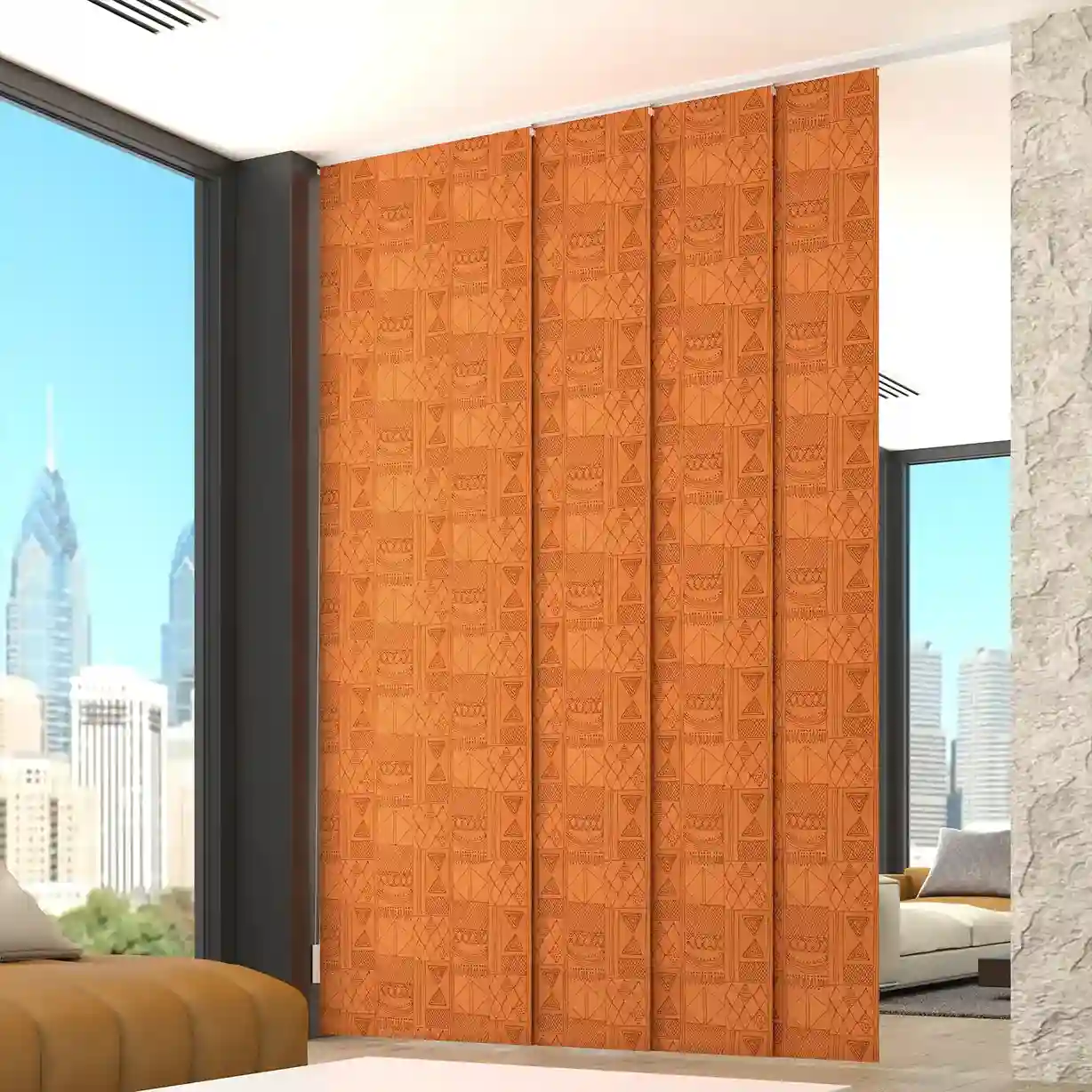 Fabric Panel Blinds Dubai
