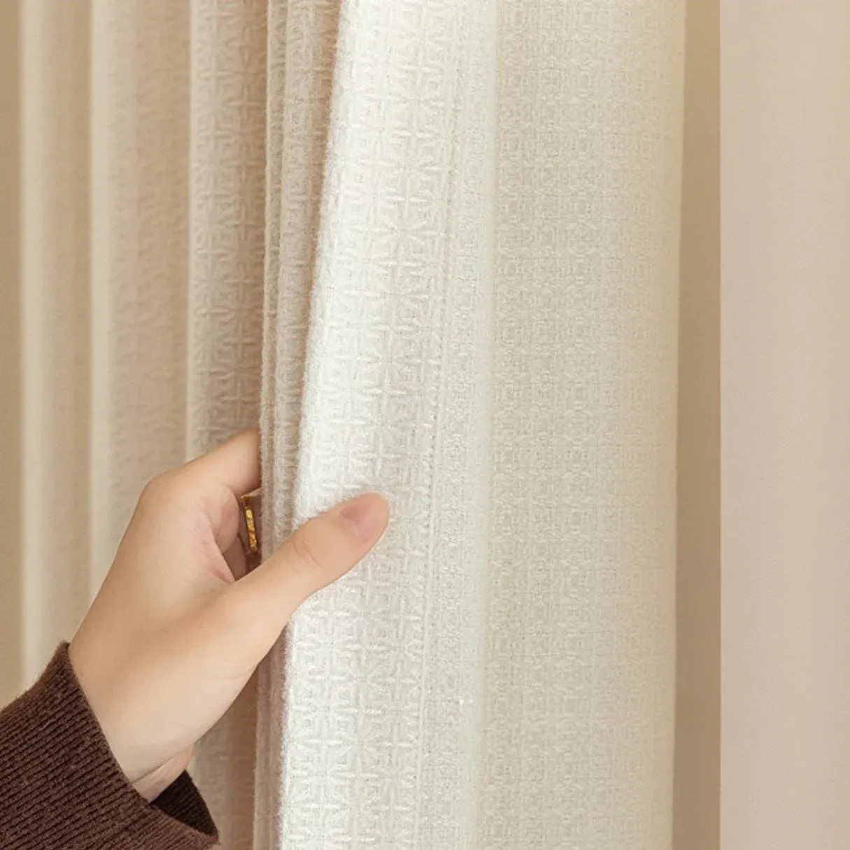 CRÈME Chenille Curtains