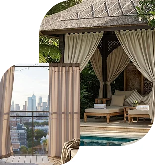 Outdoor curtains dubai