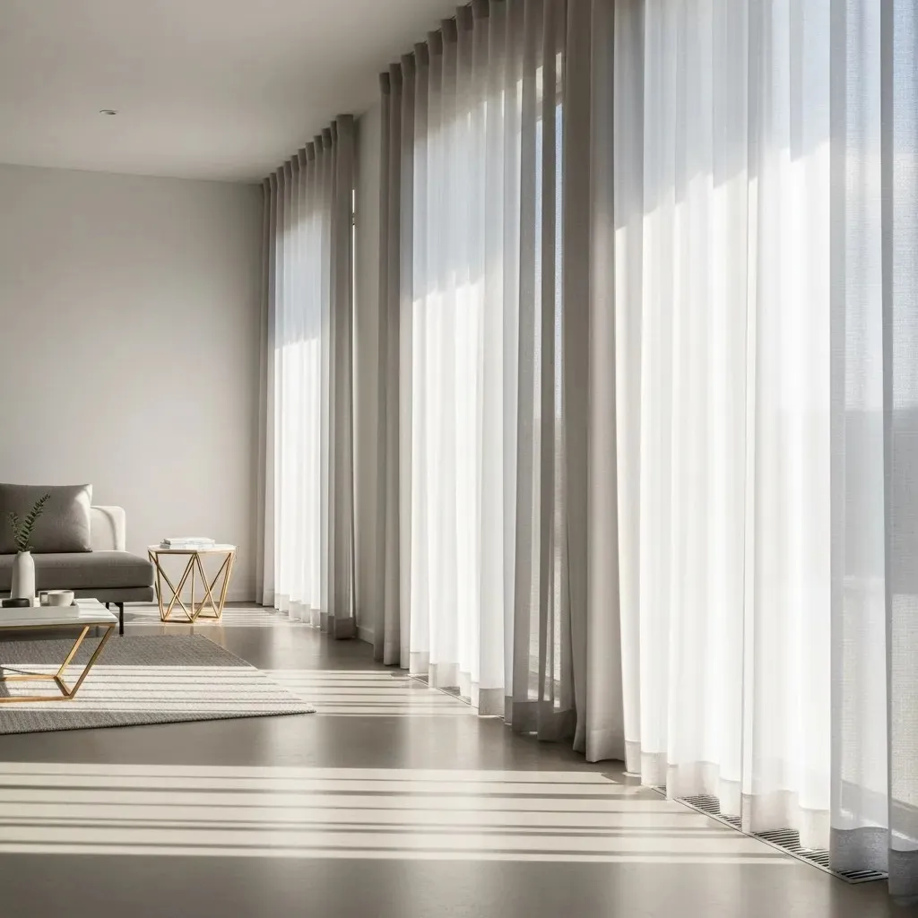 best sheer curtains in Dubai