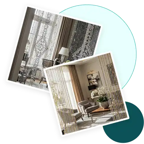 buy beaded curtains in Dubai