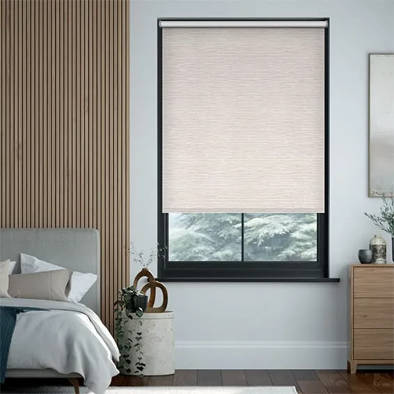 Blackout Woven Linen Roller Blind - Image 2