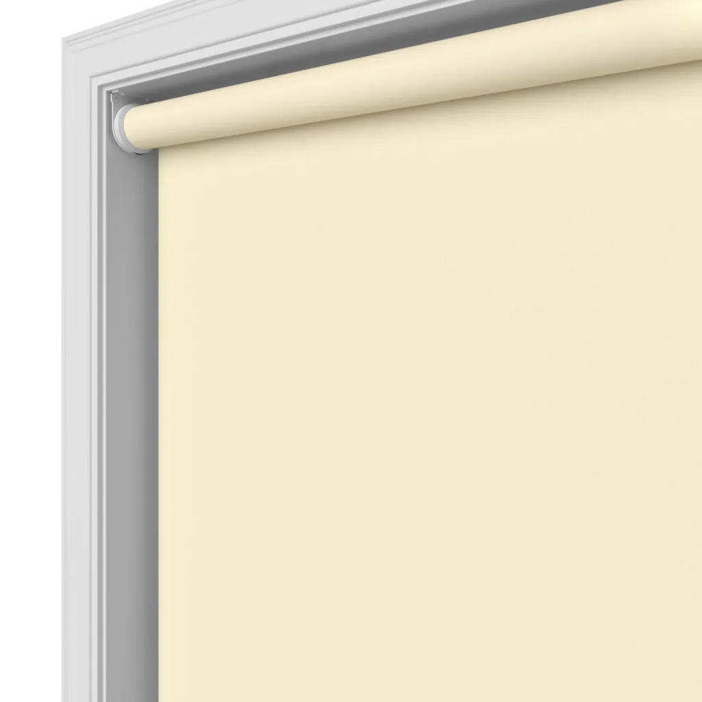 Blackout Buttercream Motorised Roller Blind - Image 3