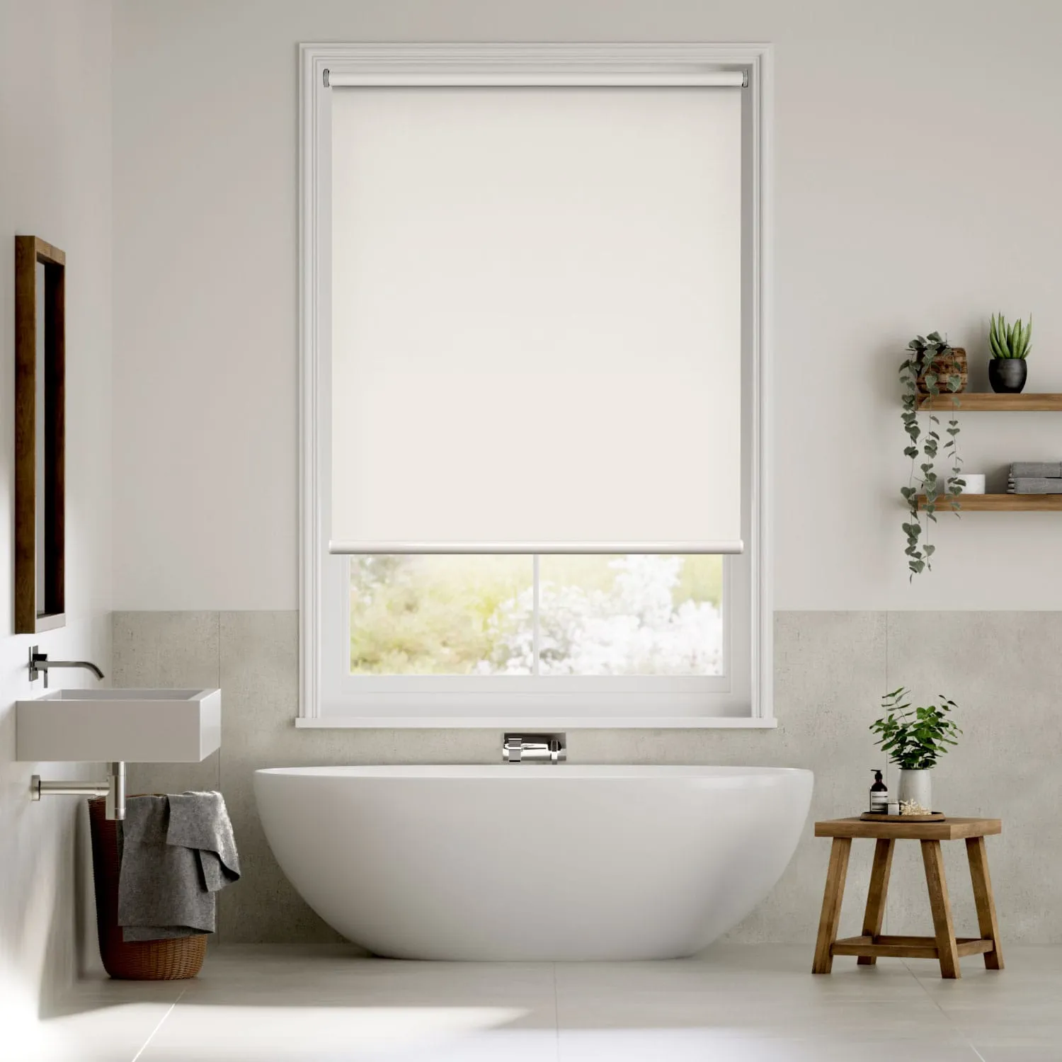 Blackout Alabaster Roller Blind