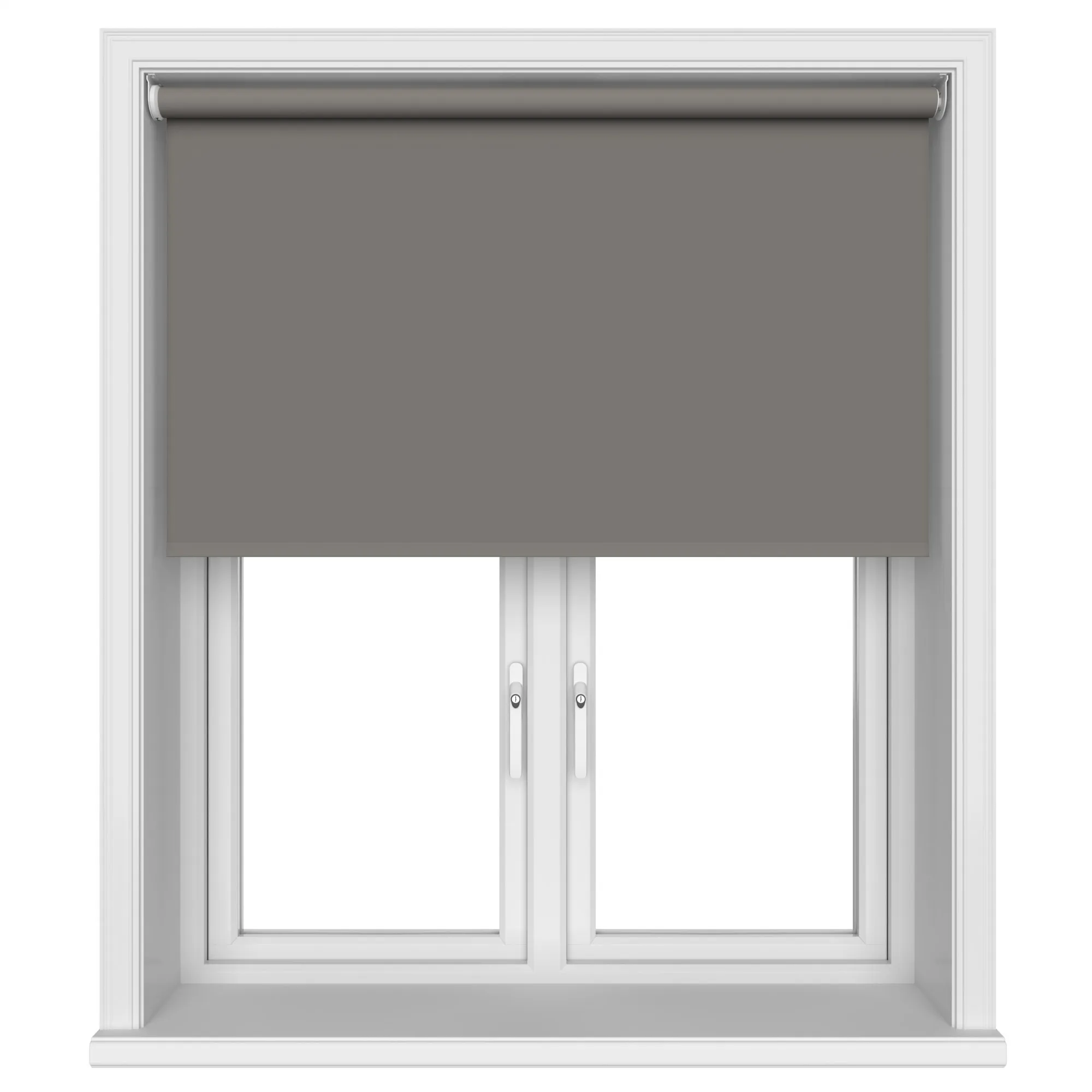 Blackout Grey Flint Motorised Roller Blind