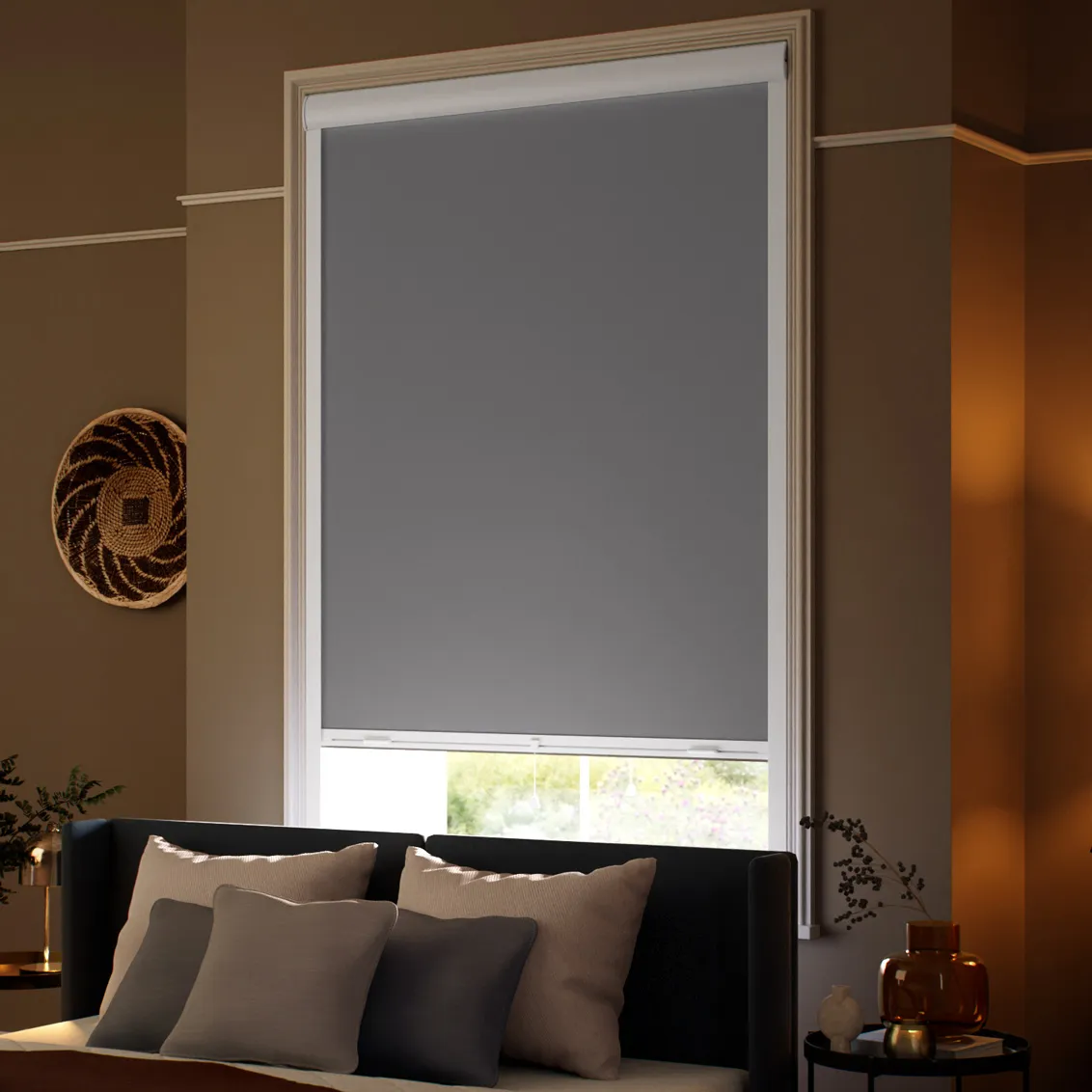Blackout Harbour Grey Roller Blind - Image 4
