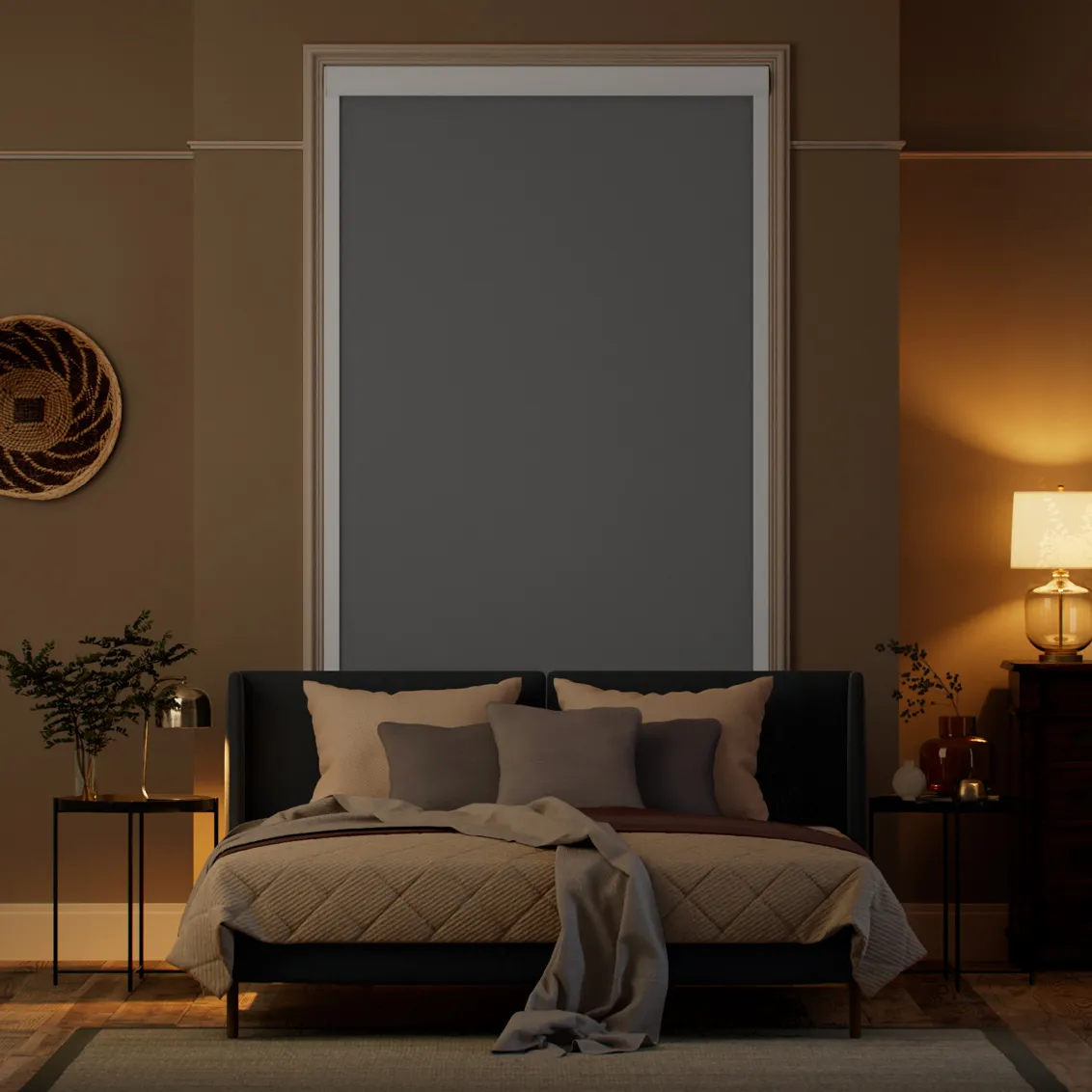 Blackout Harbour Grey Roller Blind - Image 3