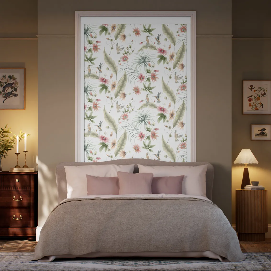Blackout Hummingbird Blush Roller Blind - Image 3
