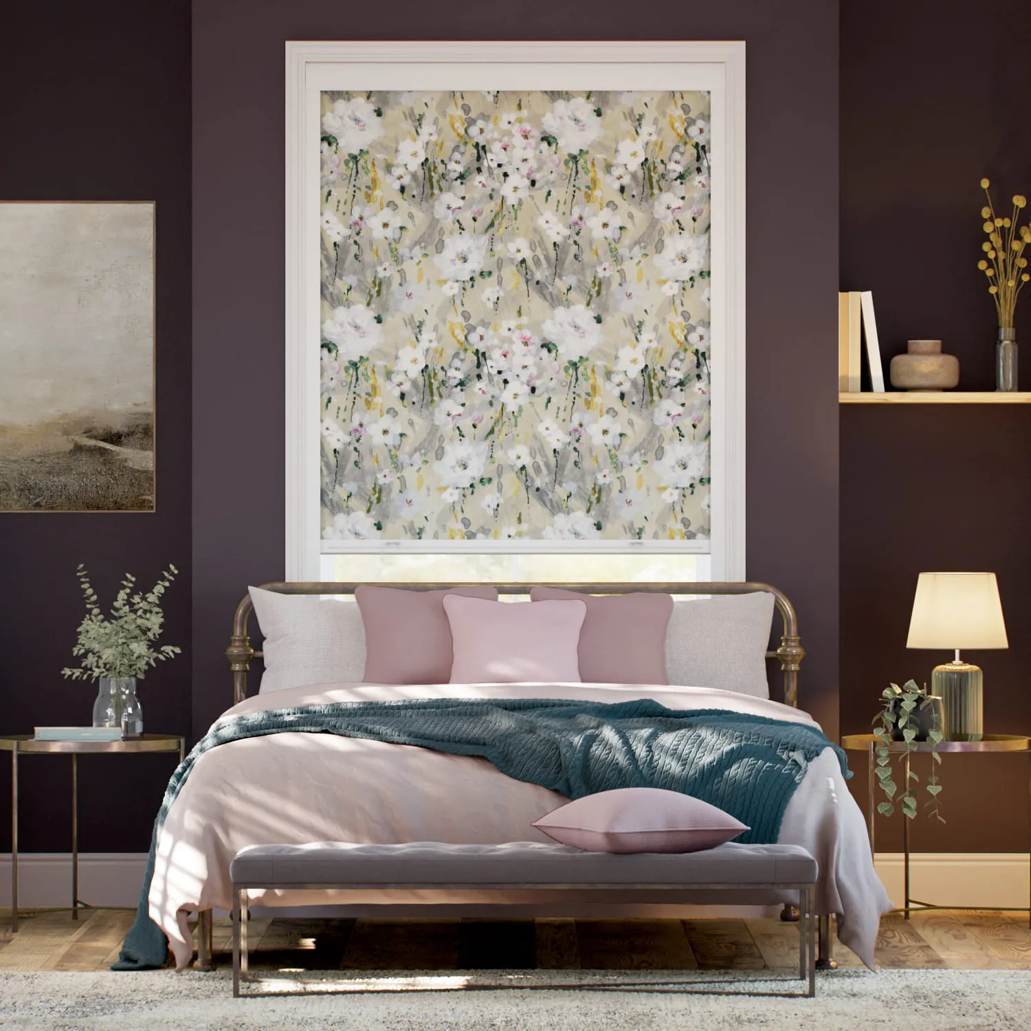 Blackout Orchid Sand Roller Blind