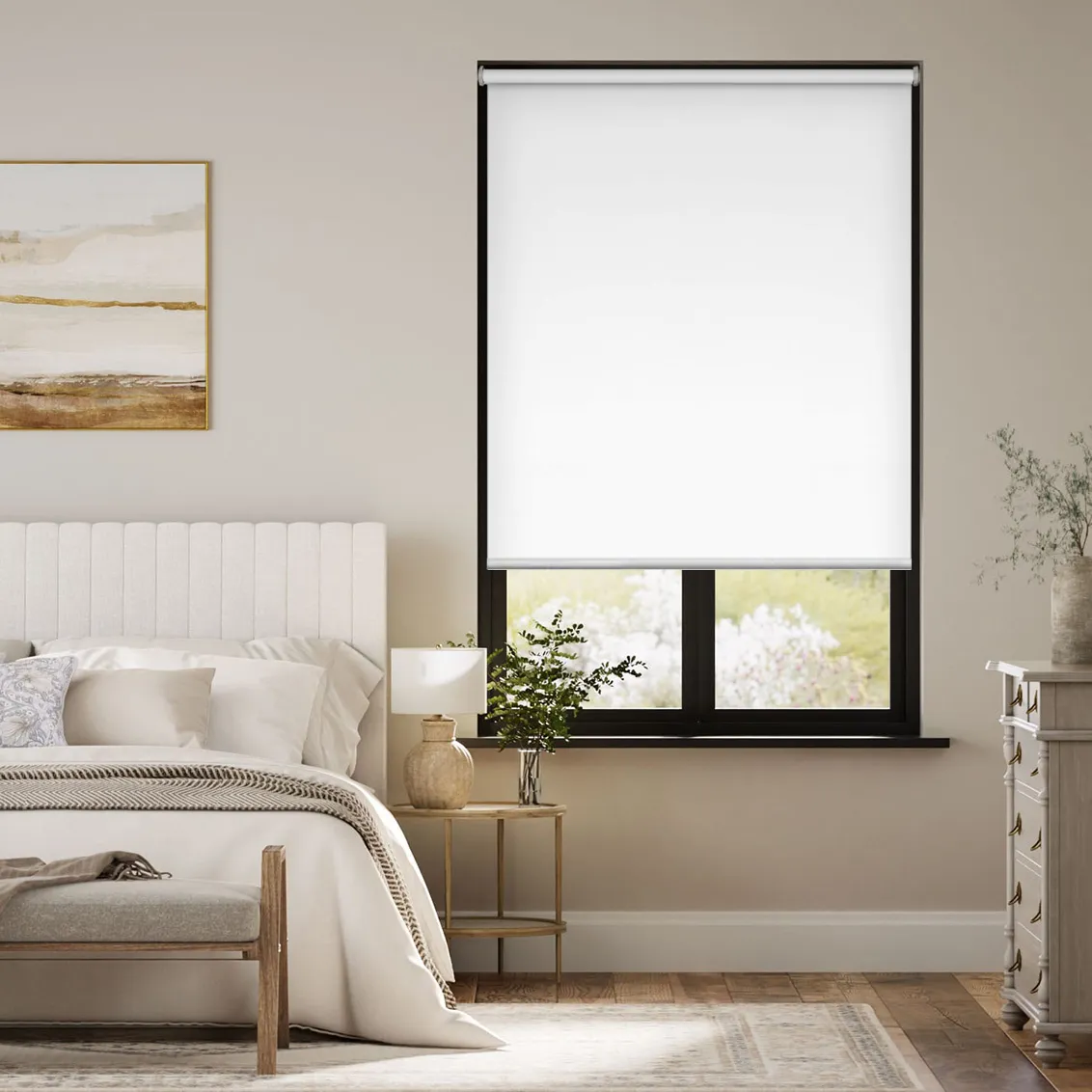 Blackout Chalk Roller Blind
