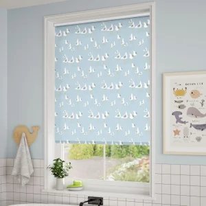 Blackout Gulls Blue Haze Roller Blind - Image 4