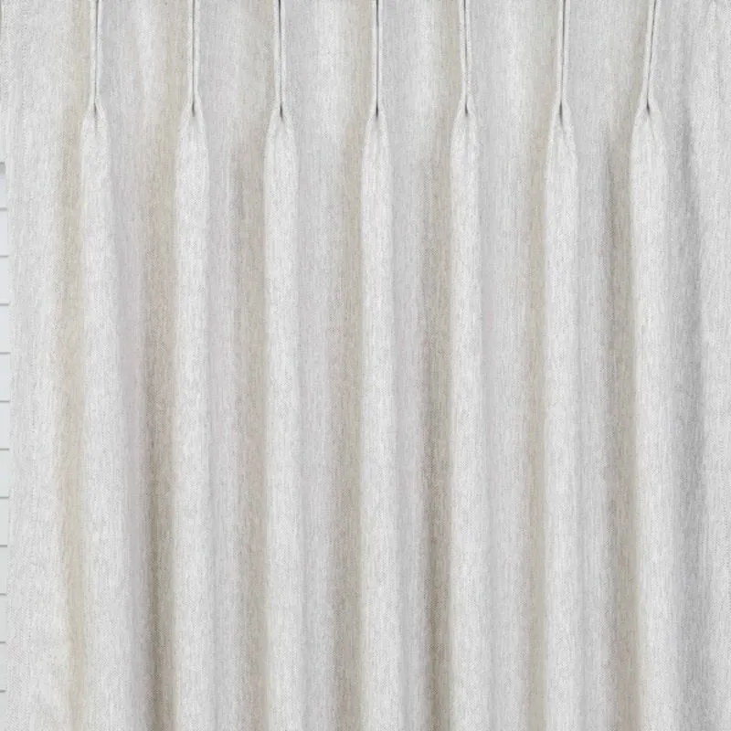 Linen blackout Room Darkening Pinch Pleat Curtains