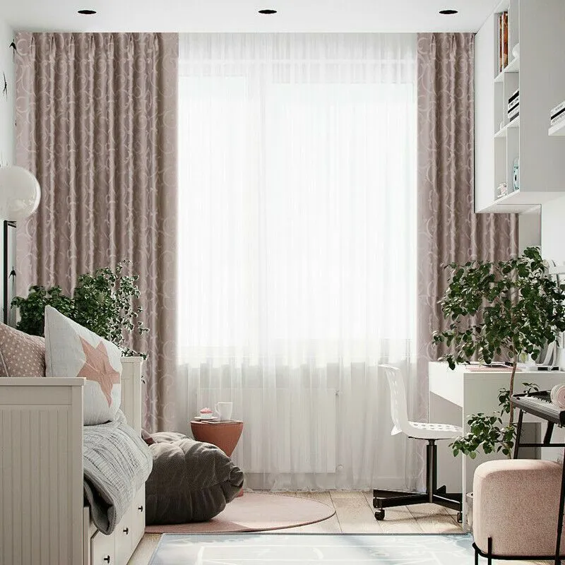 Mint Blackout Pinch Pleat Curtains - Image 4