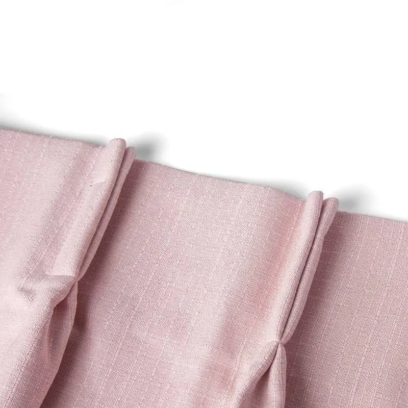Pink Blackout Room Darkening Pinch Pleat Curtain - Image 3
