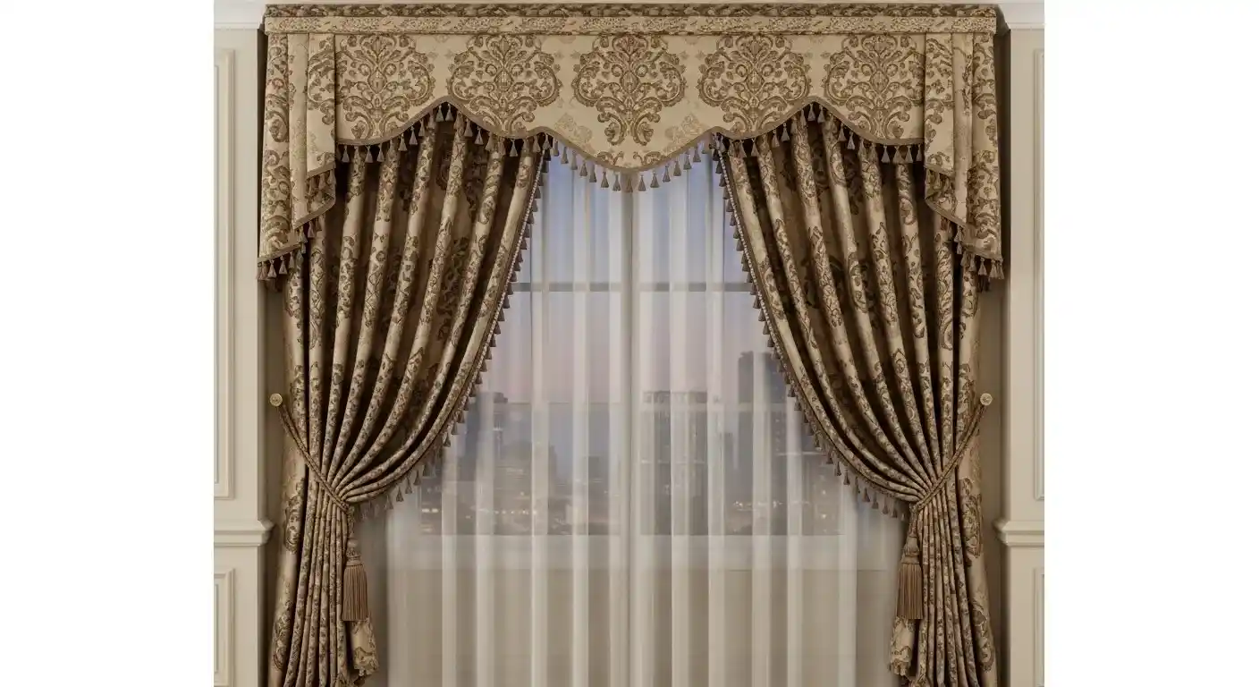 sheer and blackout curtains dubai