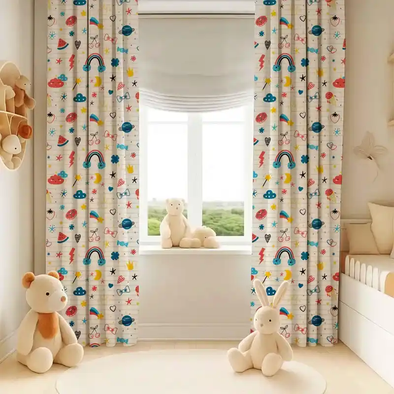 custom kids curtains Dubai