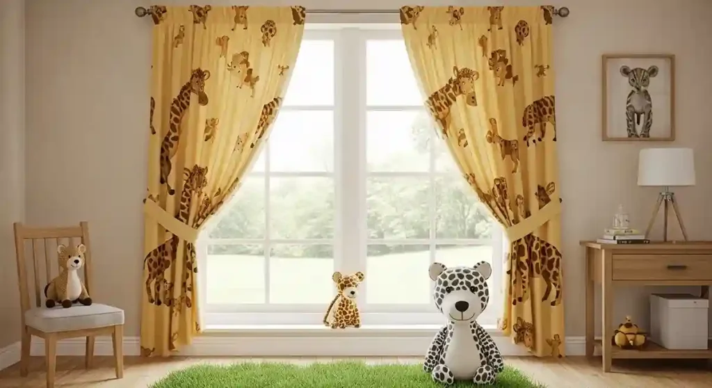 Safari Kids Curtains dubai