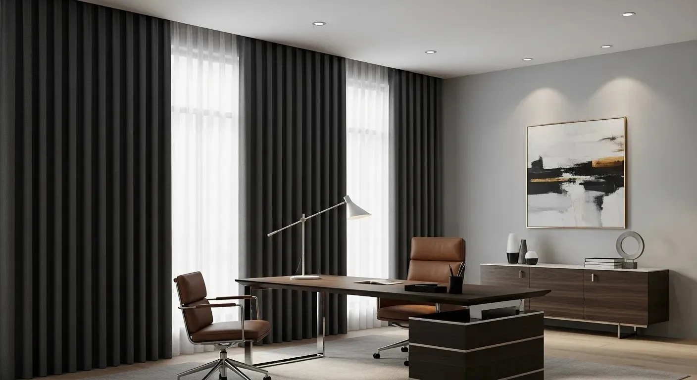 office curtains dubai