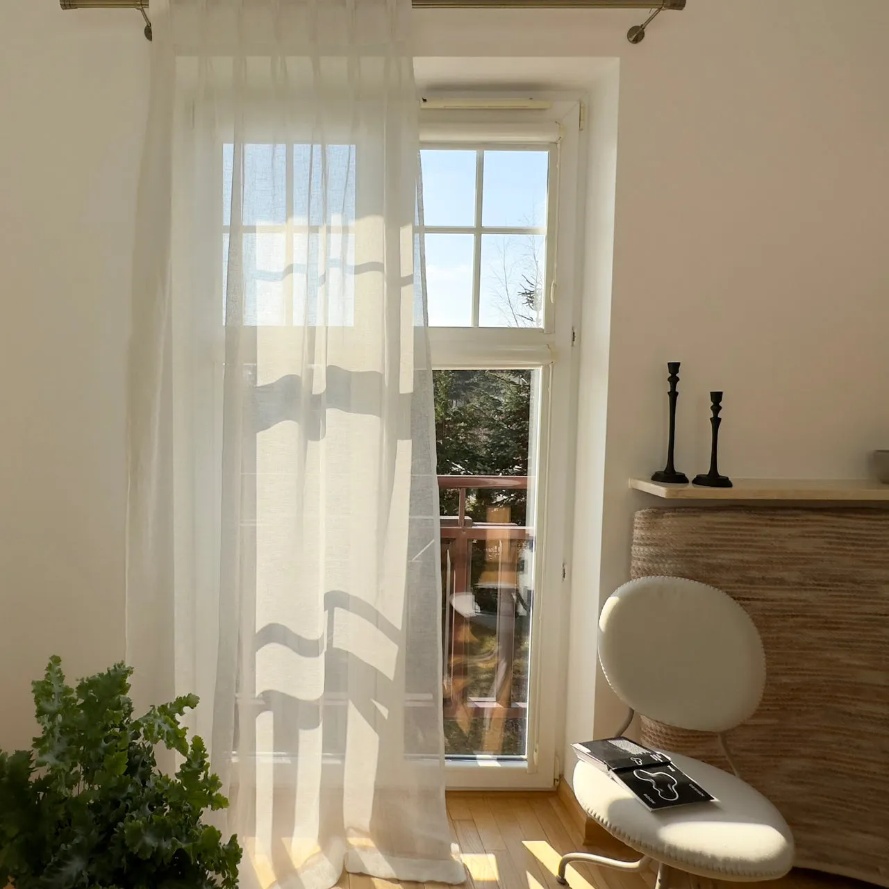 Double Pinch Pleat Sheer Curtain - Image 3