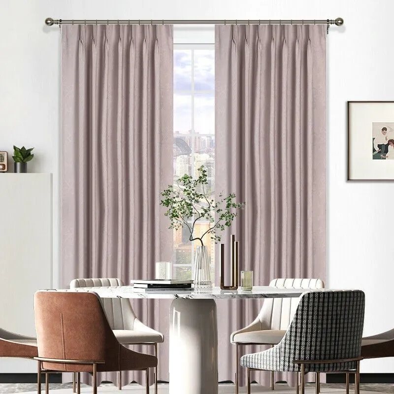 Driftwood Blackout Pinch Pleat Curtains