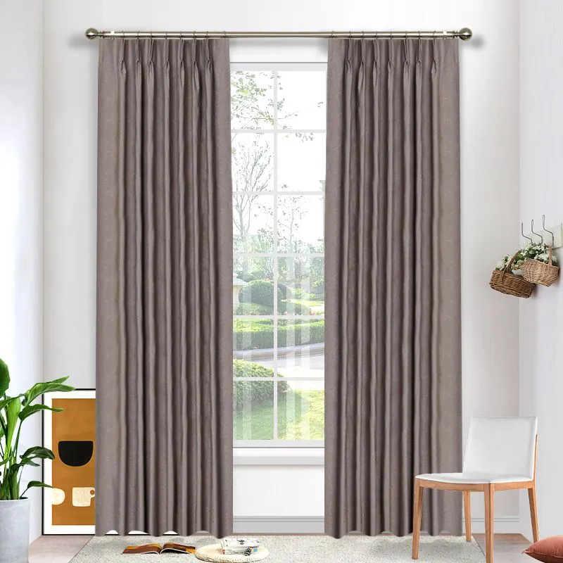 Driftwood Blackout Pinch Pleat Curtains - Image 4