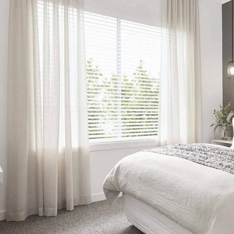 FLAX Linen Multiband Curtain Panel - Image 3