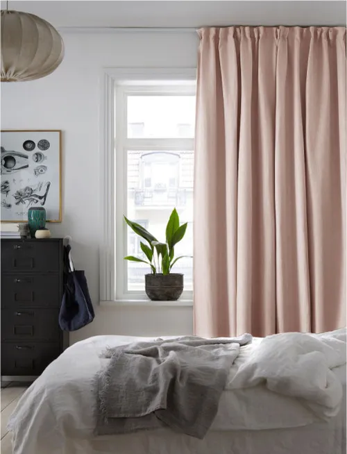 Custom Made Curtains Pitch Black Blackout AQUA - Image 3