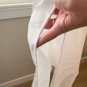 BRISTOL Pinch Pleat Sheer Curtains WHITE - Image 3