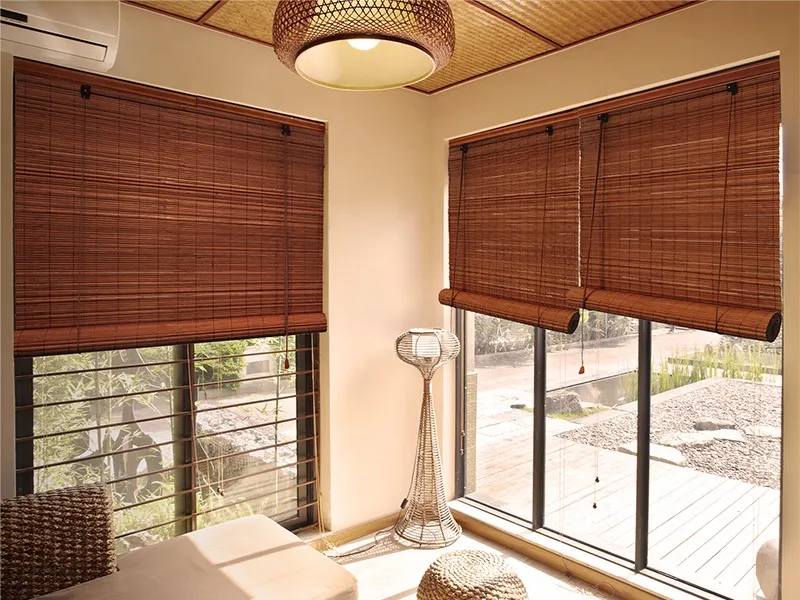 motorized bamboo blinds Dubai